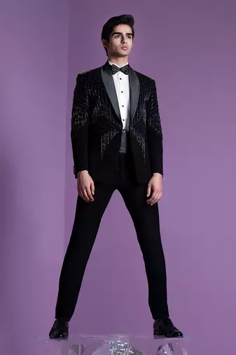 Black Ray Blaze Tuxedo Set