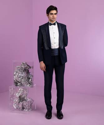 Navy Cosmic Tuxedo Set 1