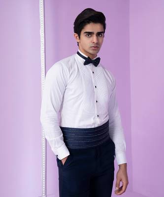 Navy Cosmic Tuxedo Set 7