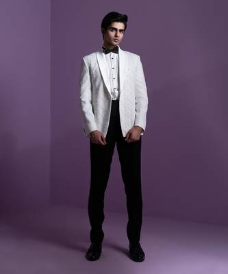 White Spotlight Tuxedo Set 1