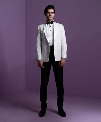 White Spotlight Tuxedo Set 2