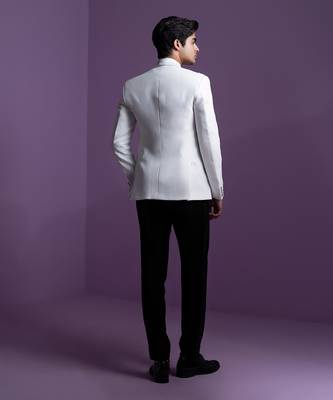 White Spotlight Tuxedo Set 4