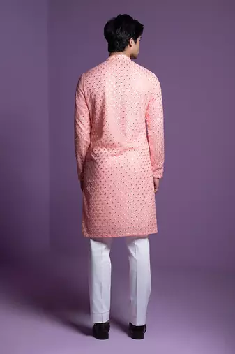 Coral kurta Set