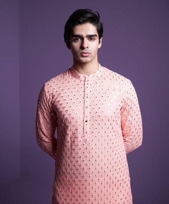 Coral kurta Set 4