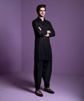 Black Kurta set 2