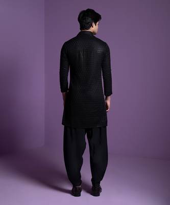 Black Kurta set 3