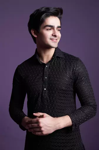 Black Kurta set