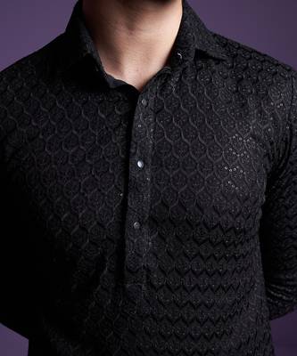 Black Kurta set 6