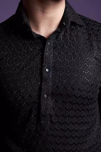 Black Kurta set