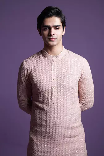 Old Rose kurta set