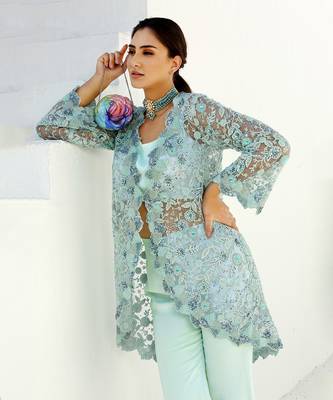 Seagreen Celeste Embroidered Pant Set 3