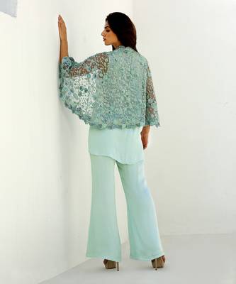 Seagreen Celeste Embroidered Pant Set 4