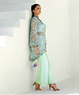 Ether Seagreen Pant Set 4