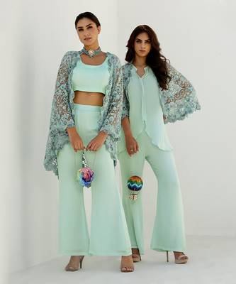 Ether Seagreen Pant Set 6