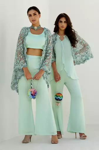 Ether Seagreen Pant Set