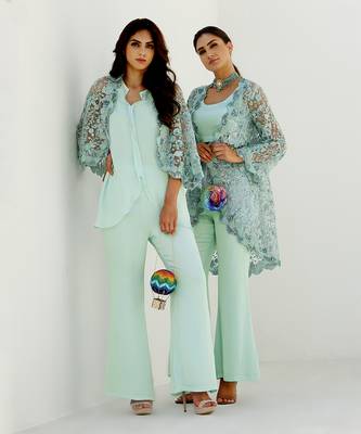 Ether Seagreen Pant Set 7
