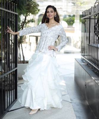Alia White skirt set 1