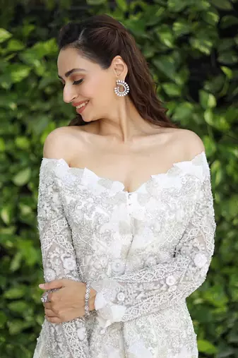 Alia White skirt set