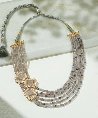 Layered Grey Necklace 3