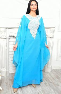 Sale!! Royal-Fashion Dubai Beaded Kaftan Abaya Party African Clothing Crystal Fancy Work New Collection Dresses 1