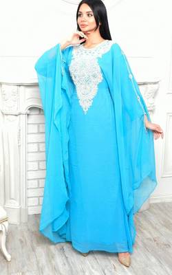 Sale!! Royal-Fashion Dubai Beaded Kaftan Abaya Party African Clothing Crystal Fancy Work New Collection Dresses 2