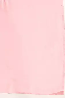 Pink Plain Satin Saree With Blouse