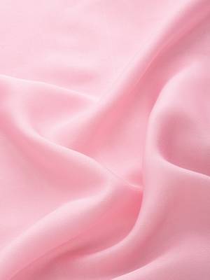 Pink Plain Satin Saree With Blouse 4