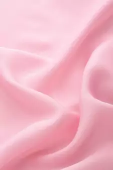 Pink Plain Satin Saree With Blouse