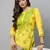  Hand Embroidered Yellow Cotton Lucknowi Chikankari Indian Women Kurti 