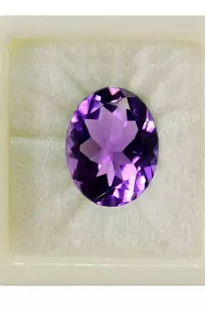 Natural Amethyst at Wholesale Rate 9.25 Ratti 8.36 Carat Oval Shape                          Loose Gemstone 1 Piece