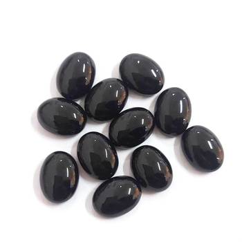 Natural Black Onyx at Wholesale Rate Fine Quality 12.25 Ratti 11 Carat Oval Shape Haqiq Loose Gemstone 1 Pcs 3