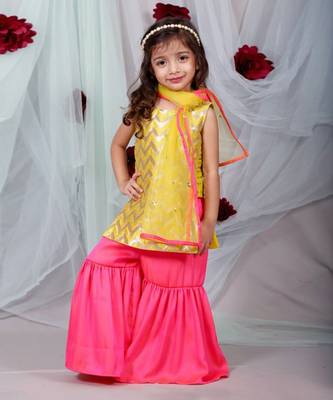 Silk KurtaTop with Garara 1