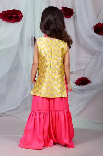 Silk KurtaTop with Garara
