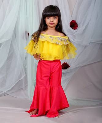 Frilly Top with Stylish Palazzo 1