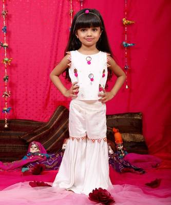 Crop top with Sharara 1