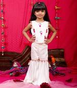 Crop top with Sharara