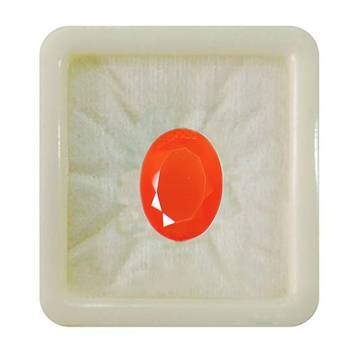 Natural Carnelian at Wholesale Rate 4.25 Ratti 3.86 Carat Oval Shape रात-रतुवा Loose Gemstone Astrology Purpose 1 Pcs 1