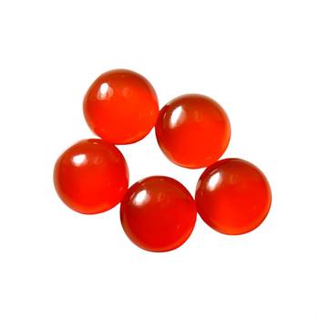 Natural Carnelian at Wholesale Rate 3.25 Ratti 2.95 Carat Round Shape रात-रतुवा Loose Gemstone Astrology Purpose 1 Pcs 2