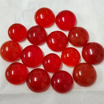Natural Carnelian at Wholesale Rate 3.25 Ratti 2.95 Carat Round Shape रात-रतुवा Loose Gemstone Astrology Purpose 1 Pcs 3
