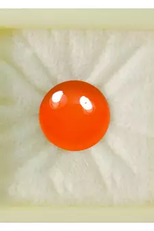 Natural Carnelian at Wholesale Rate 4.25 Ratti 3.86 Carat Round Shape रात-रतुवा Loose Gemstone Astrology Purpose 1 Pcs