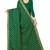 Green Chiffon Foil Print Saree With Blouse Piece