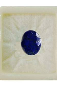 Natural Lapis Lazuli at Wholesale Rate 5.25 Ratti 4.77 Carat Faceted Oval Shape लाजवर्द Loose Gemstone Rashi Ratan 1 Pc