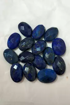 Natural Lapis Lazuli at Wholesale Rate 5.25 Ratti 4.77 Carat Faceted Oval Shape लाजवर्द Loose Gemstone Rashi Ratan 1 Pc
