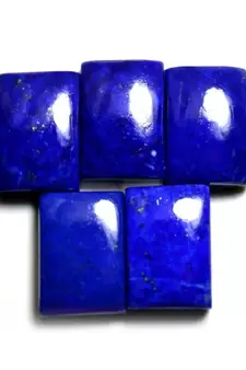 Natural Lapis Lazuli at Wholesale Rate 3.25 Ratti 2.95 Carat Rectangle Shape लाजवर्द Loose Gemstone Astrology Ratan 1 Pc