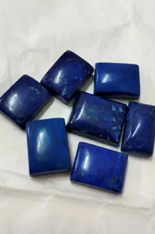 Natural Lapis Lazuli at Wholesale Rate 5.25 Ratti 4.77 Carat Rectangle Shape लाजवर्द Loose Gemstone Astrology Ratan 1 Pc