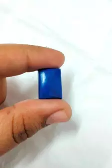 Natural Lapis Lazuli at Wholesale Rate 5.25 Ratti 4.77 Carat Rectangle Shape लाजवर्द Loose Gemstone Astrology Ratan 1 Pc