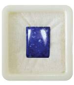 Natural Lapis Lazuli at Wholesale Rate 20.25 Ratti 18.45 Carat Rectangle Shape लाजवर्द Loose Gemstone Astrological 1 Pcs