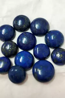 Natural Lapis Lazuli at Wholesale Rate 12.25 Ratti 11 Carat Round Shape लाजवर्द Loose Gemstone Astrologer Jeweller 1 Pc