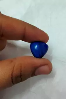 Natural Lapis Lazuli at Wholesale Rate 5.25 Ratti 4.77 Carat Trillion Shape लाजवर्द Loose Gemstone Crystal Healing 1 Pc
