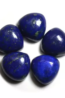 Natural Lapis Lazuli at Wholesale Rate 9.25 Ratti 8.36 Carat Trillion Shape लाजवर्द Loose Gemstone Crystal Healing 1 Pc